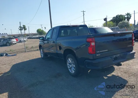 2022 Chevrolet Silverado 1500 2Wd Double Cab Standard Bed Custom from USA, damaged, VIN 1GCRABEKXNZ612980
